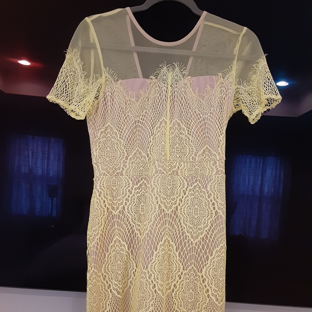 Ruby and Jenna lace mini dress